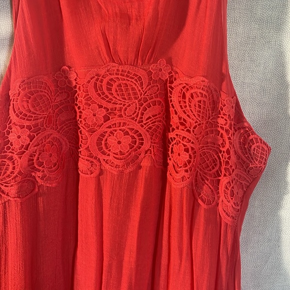 Rebellion Dress coral color - Picture 4 of 6